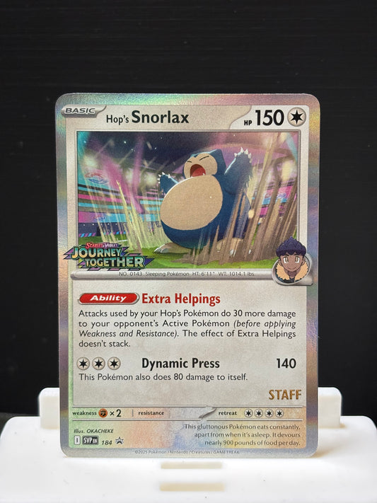 Hop’s Snorlax Staff Promo
