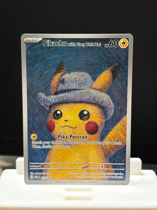 Pikachu With Grey Felt Hat 085